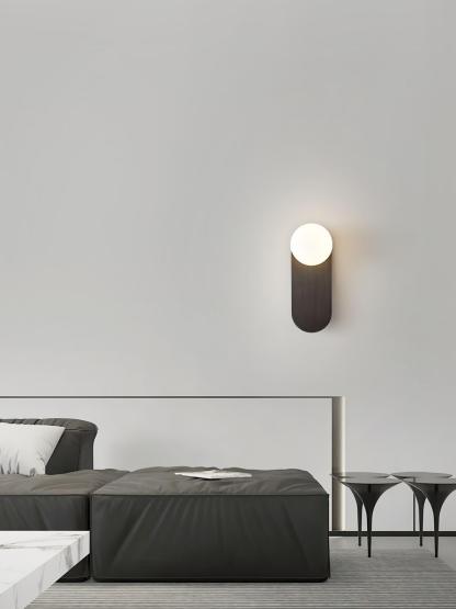 Flat Base Globe Sconce Aplique