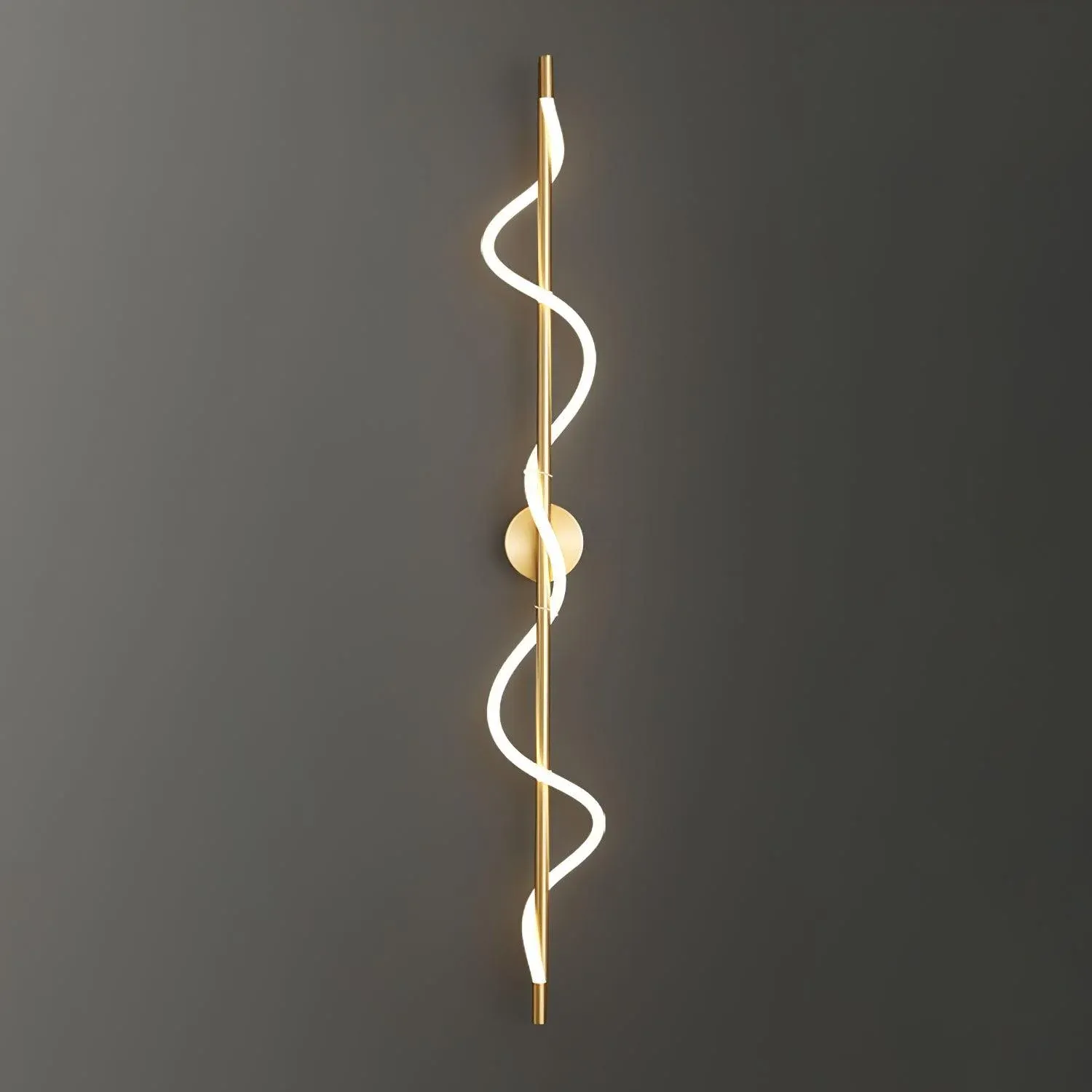 Valentina Modern Flexible Curve Metal Wall Light Living Room Bedroom