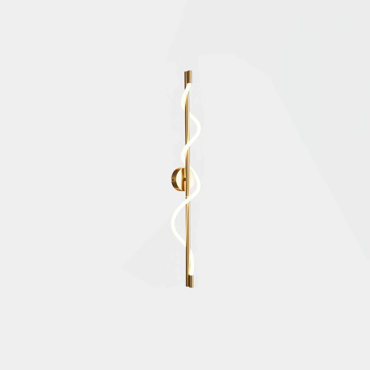 Valentina Moderno Flexible Curva Metal Lámpara de Pared Dormitorio Salón