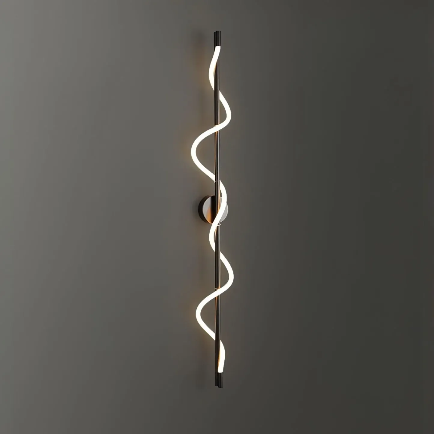 Valentina Modern Flexible Curve Metal Wall Light Living Room Bedroom