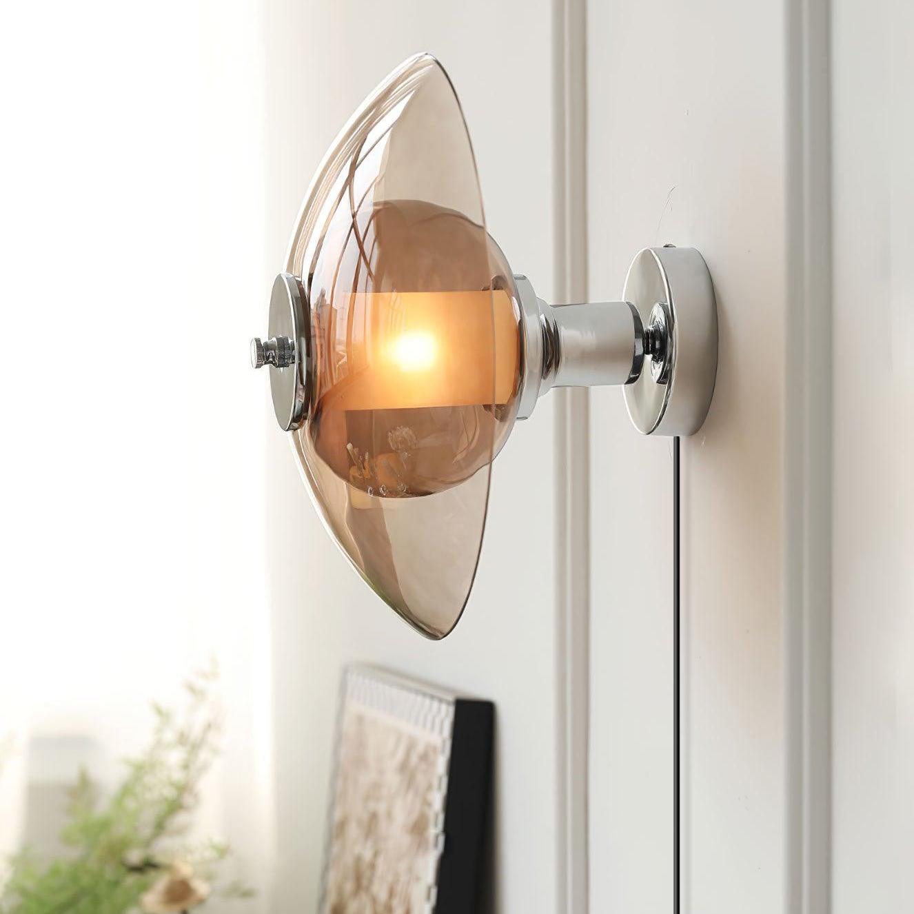 Verona Flying Saucer Plug-In Wall Light