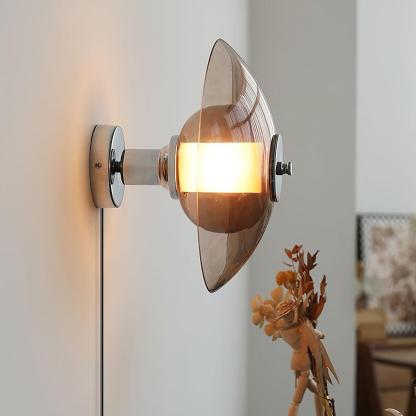 Verona Flying Saucer Plug-In Wall Light