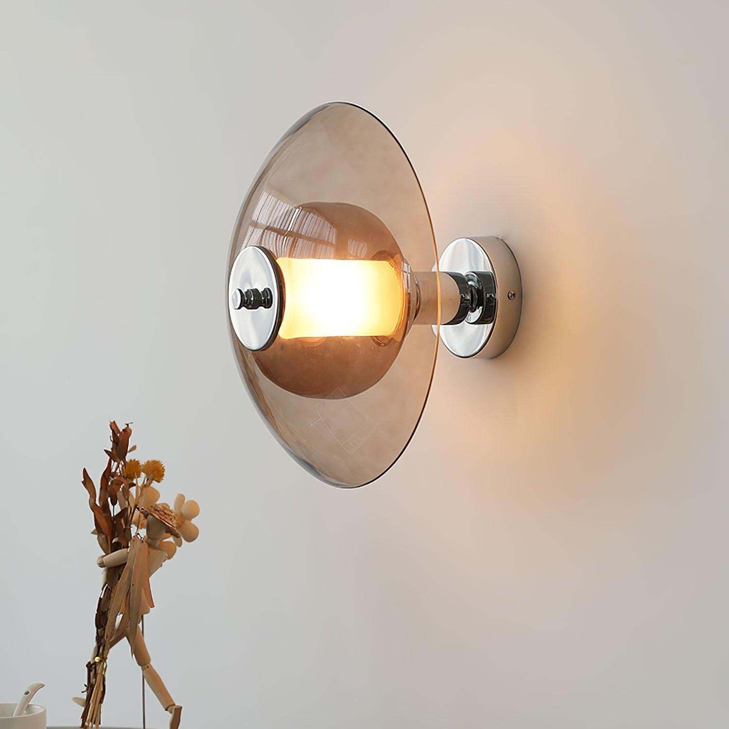 Verona Flying Saucer Plug-In Wall Light