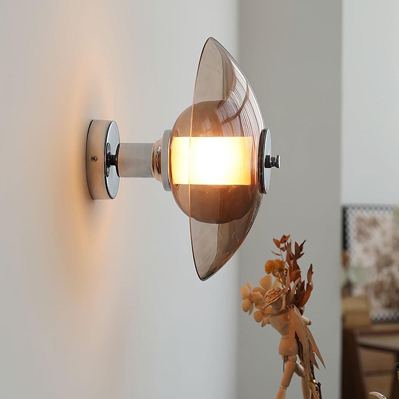 Verona Flying Saucer Plug-In Wall Light