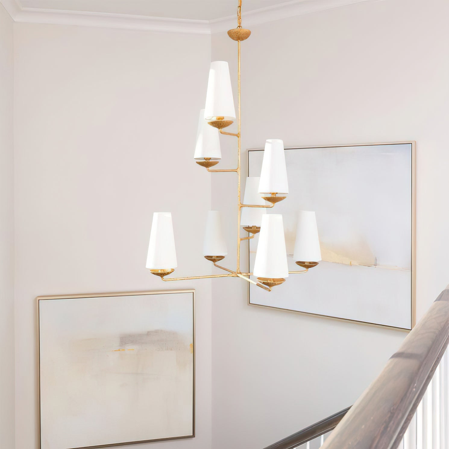 Axis Vertical Shade Chandelier