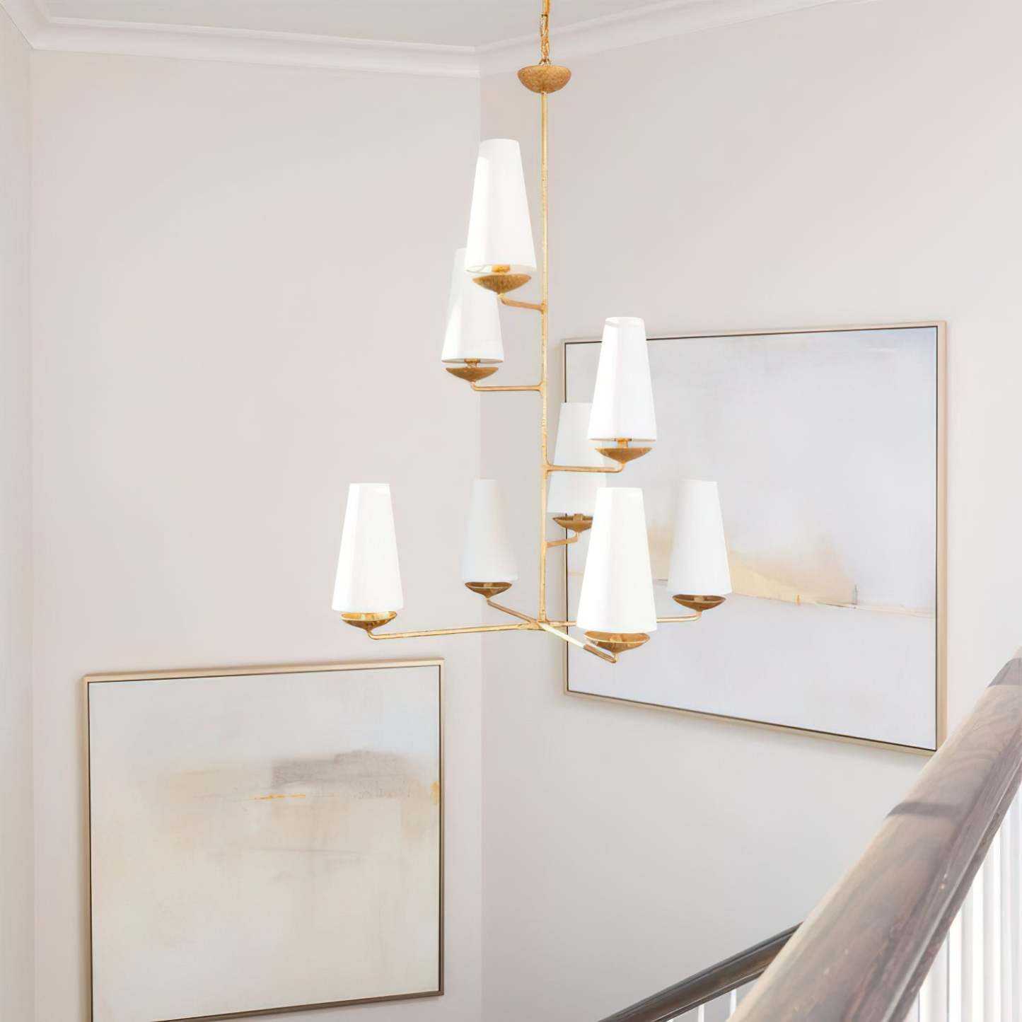 Axis Vertical Shade Chandelier