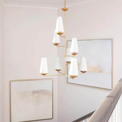 Axis Vertical Shade Chandelier