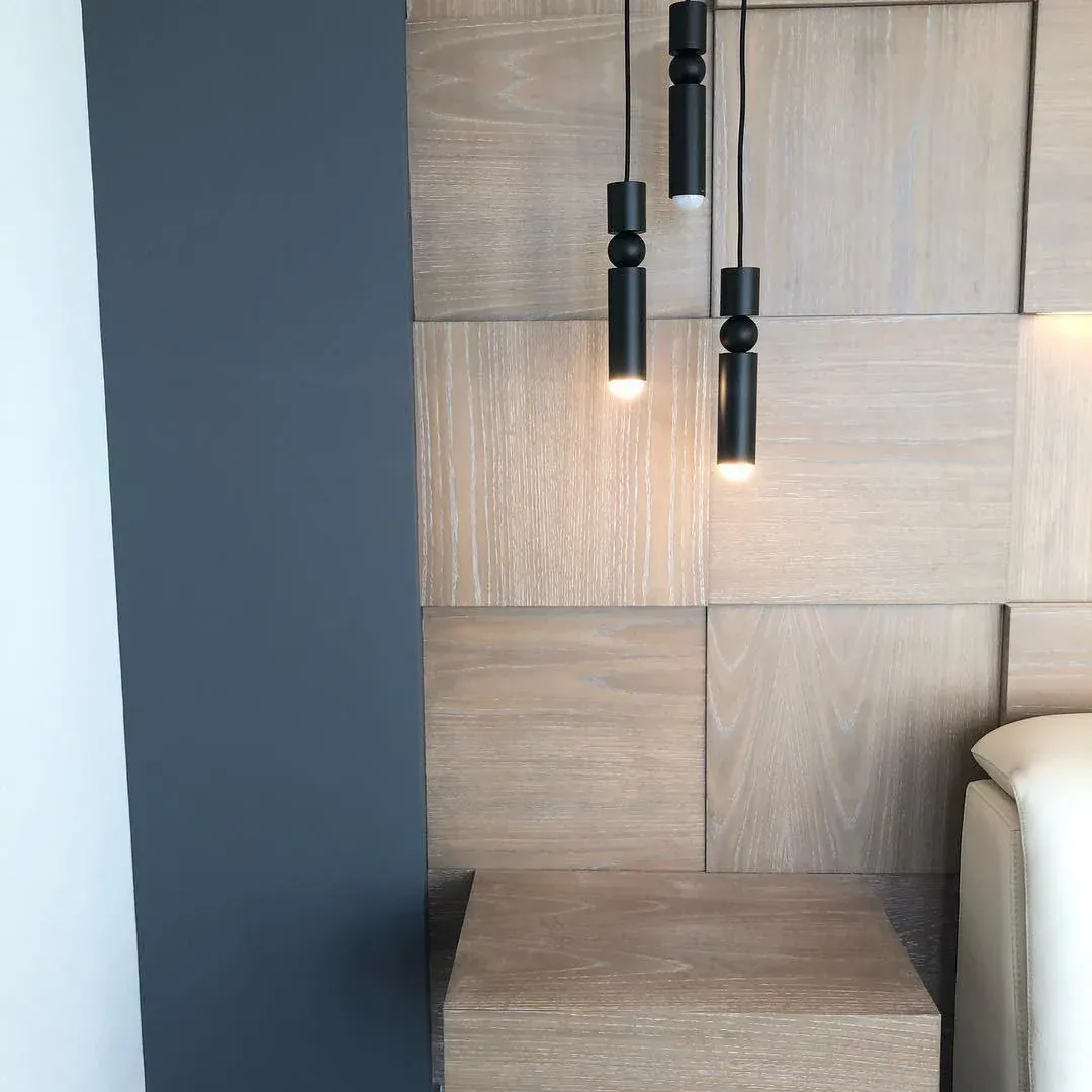 Edge Luz Colgante Moderna Minimalista de Metal para Sala , Comedor y Dormitorio