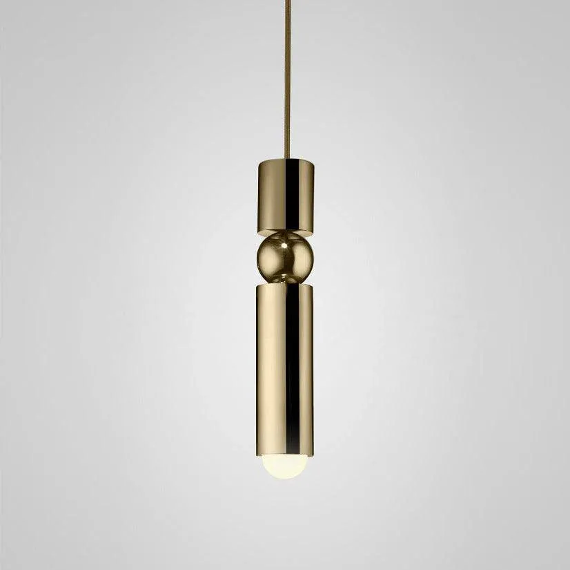 Edge Modern Minimalism Metal Pendant Light Living Dining Room Bedroom