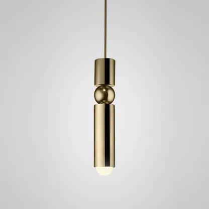 Edge Modern Minimalism Metal Pendant Light Living Dining Room Bedroom
