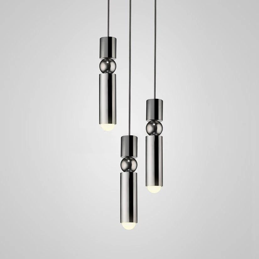 Edge Modern Minimalism Metal Pendant Light Living Dining Room Bedroom