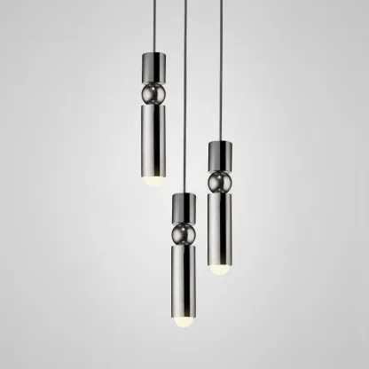 Edge Modern Minimalism Metal Pendant Light Living Dining Room Bedroom