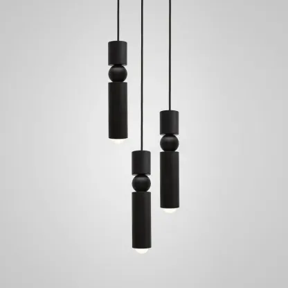 Edge Modern Minimalism Metal Pendant Light Living Dining Room Bedroom