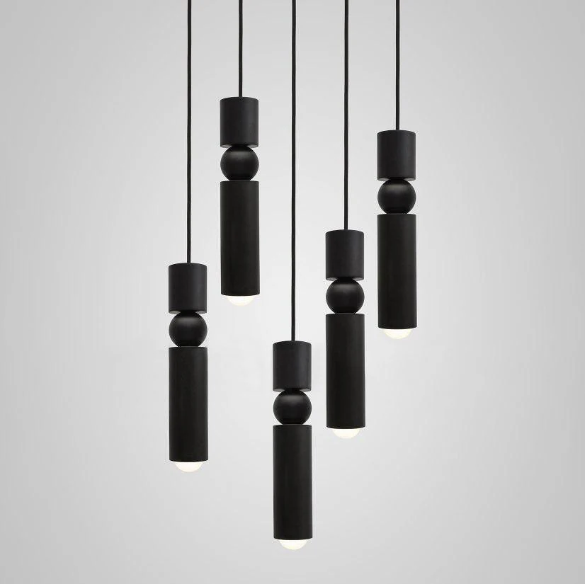 Edge Modern Minimalism Metal Pendant Light Living Dining Room Bedroom