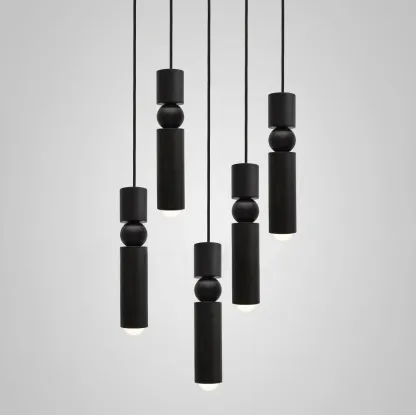 Edge Modern Minimalism Metal Pendant Light Living Dining Room Bedroom
