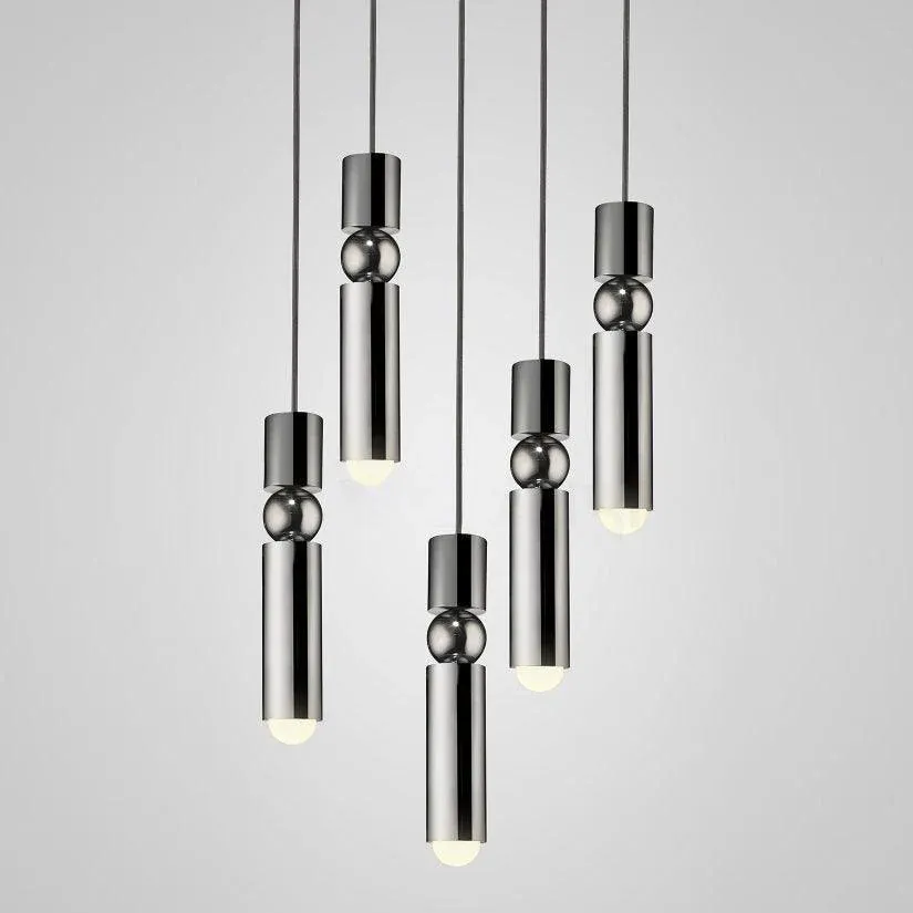 Edge Modern Minimalism Metal Pendant Light Living Dining Room Bedroom