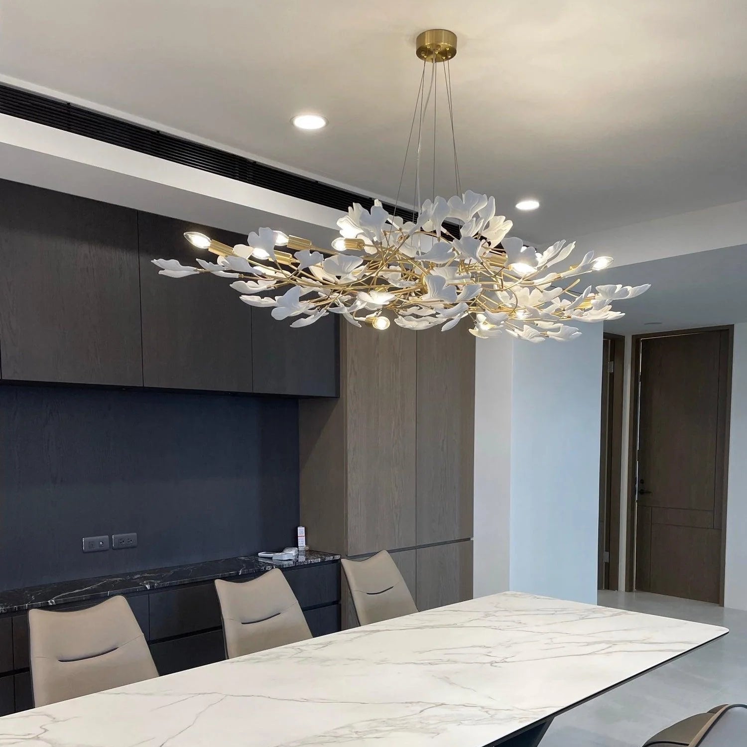 Muse Gingko Leaf Design N Chandelier