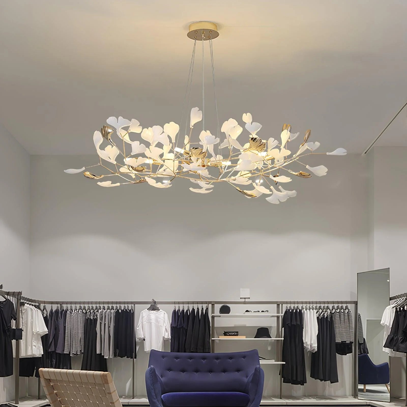 Muse Gingko Leaf Design N Chandelier