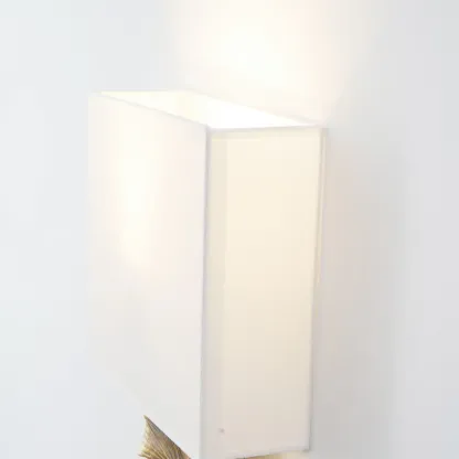 Alessio Vintage Classical Gingko Brass Wall Light Bedroom Living Room
