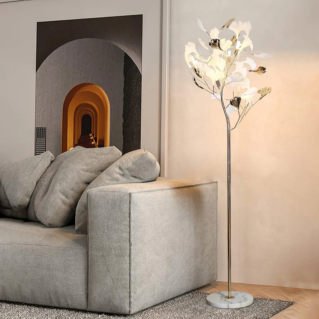 Muse Gingko Leaf Shadow Floor Lamp