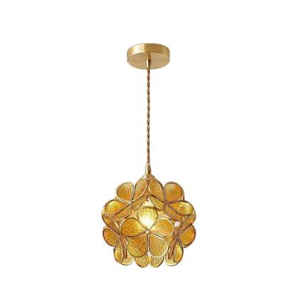 Alessio Vintage Flower Glass Pendant Light Shades Living Room Bedroom