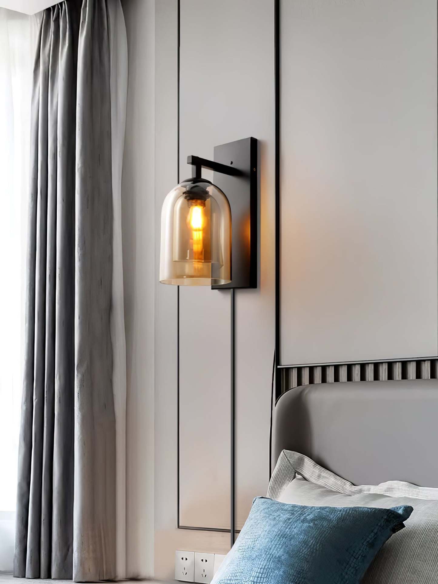 Glass Tubular Plug-in Aplique
