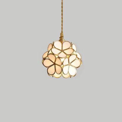 Alessio Vintage Flower Glass Pendant Light Shades Living Room Bedroom