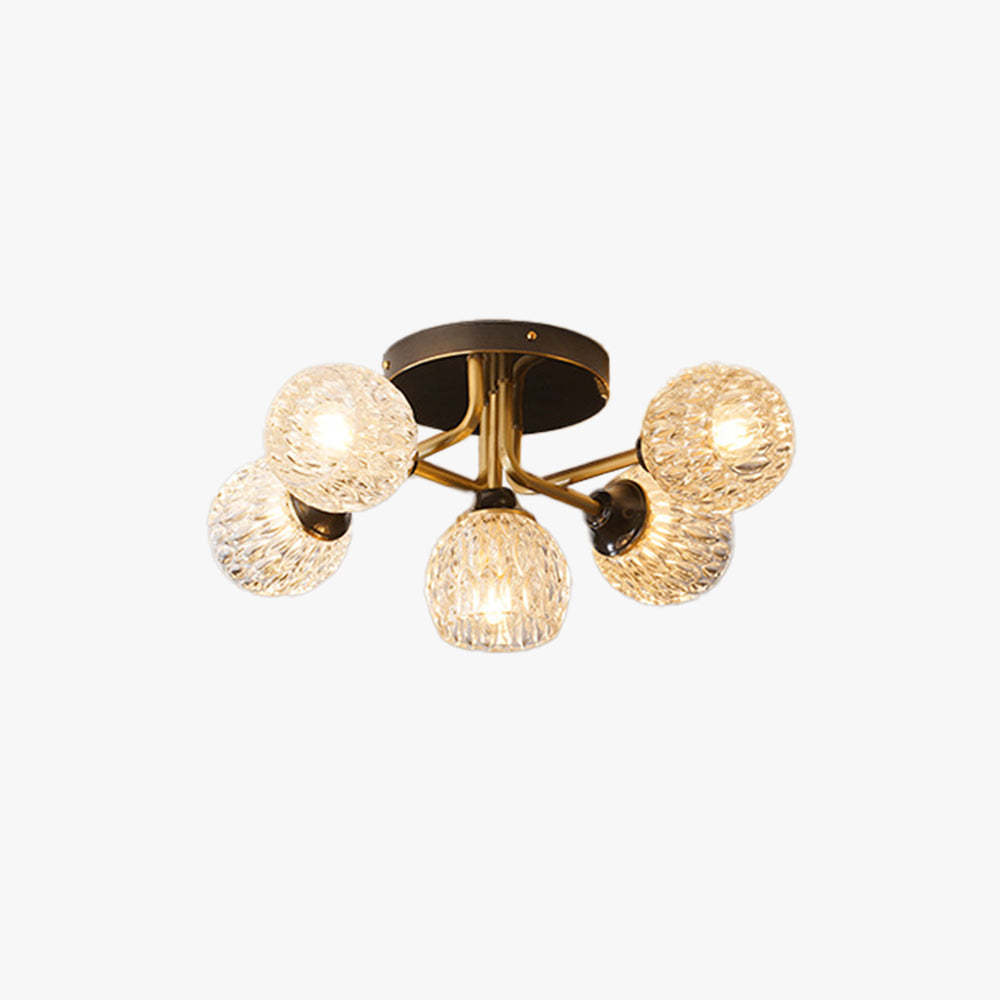 Valentina Luxury Lámpara de Techo Metal/Vidrio Salón