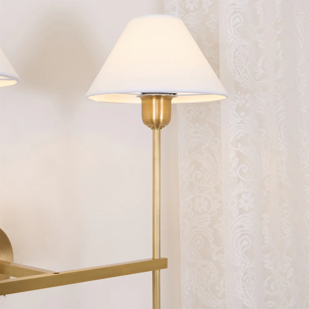 Alessio Vintage Classical Metal Wall Light Bathroom Bedroom Living Room