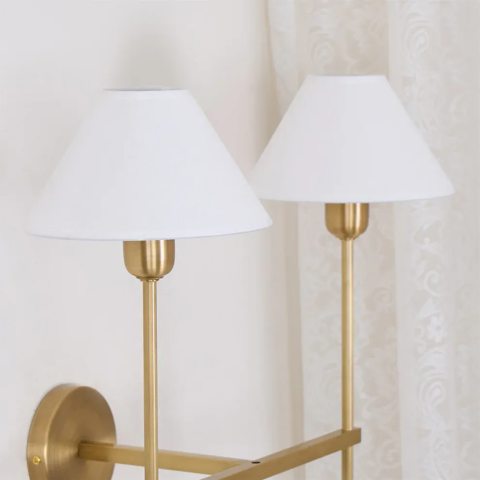 Alessio Vintage Classical Metal Wall Light Bathroom Bedroom Living Room