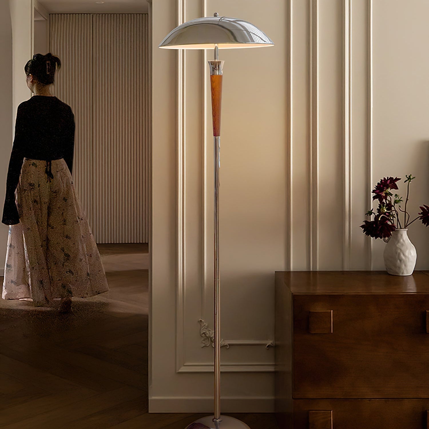 Axis Modern Helmet Floor Lamp
