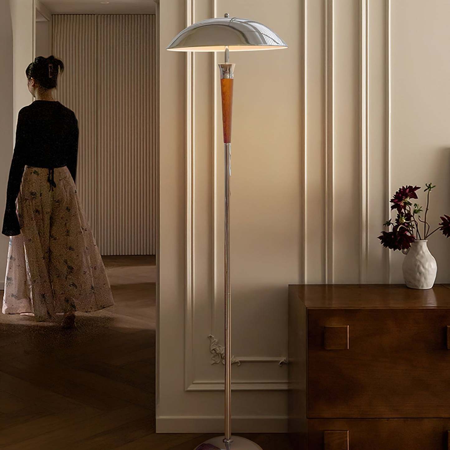 Axis Modern Helmet Floor Lamp