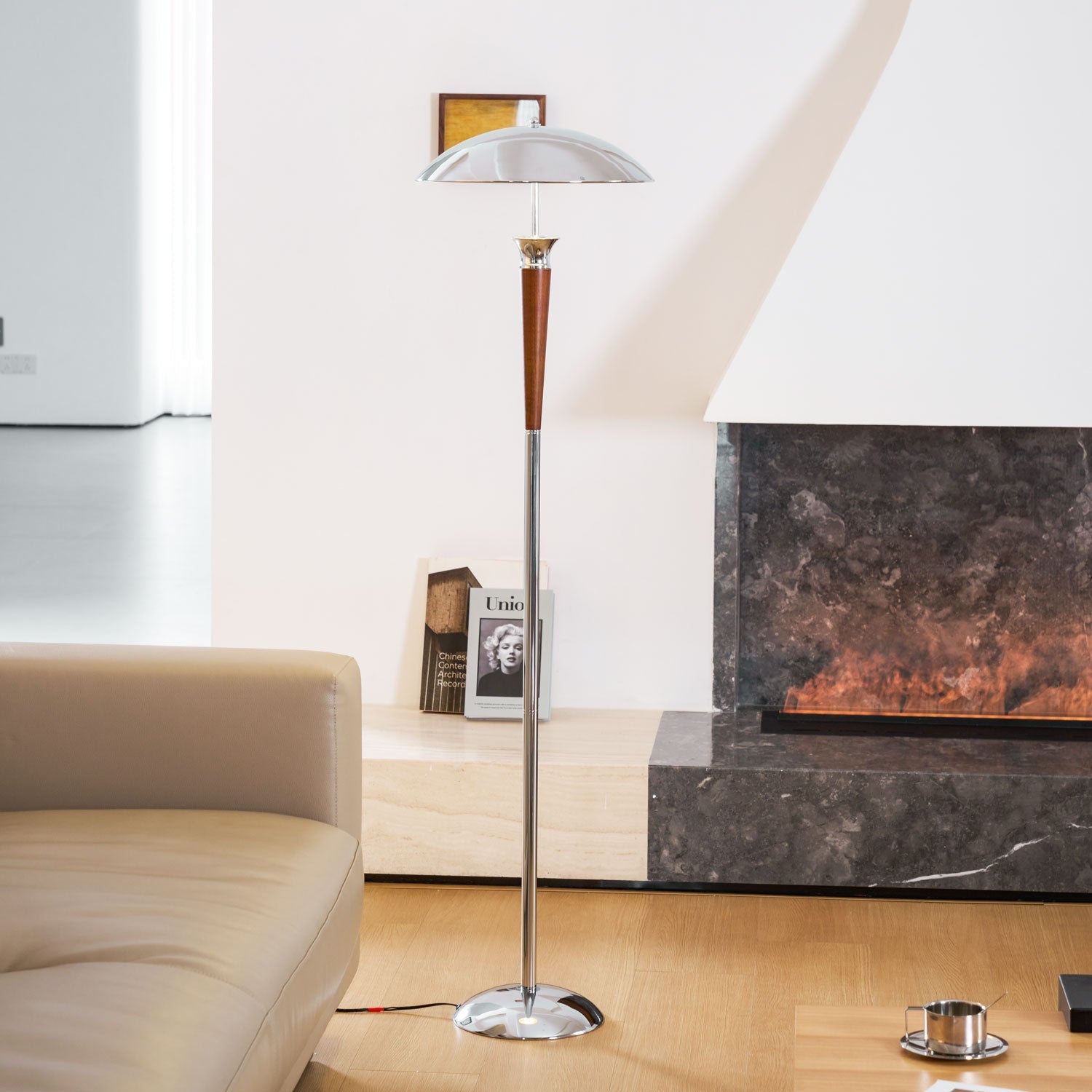 Axis Modern Helmet Floor Lamp