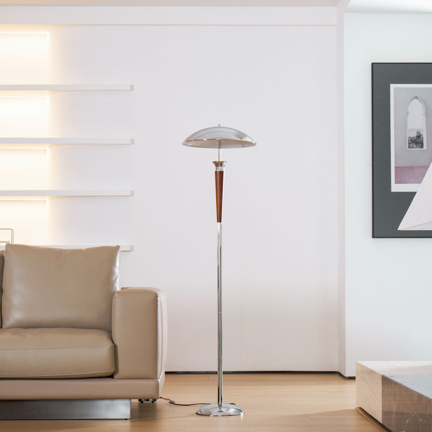 Axis Modern Helmet Floor Lamp