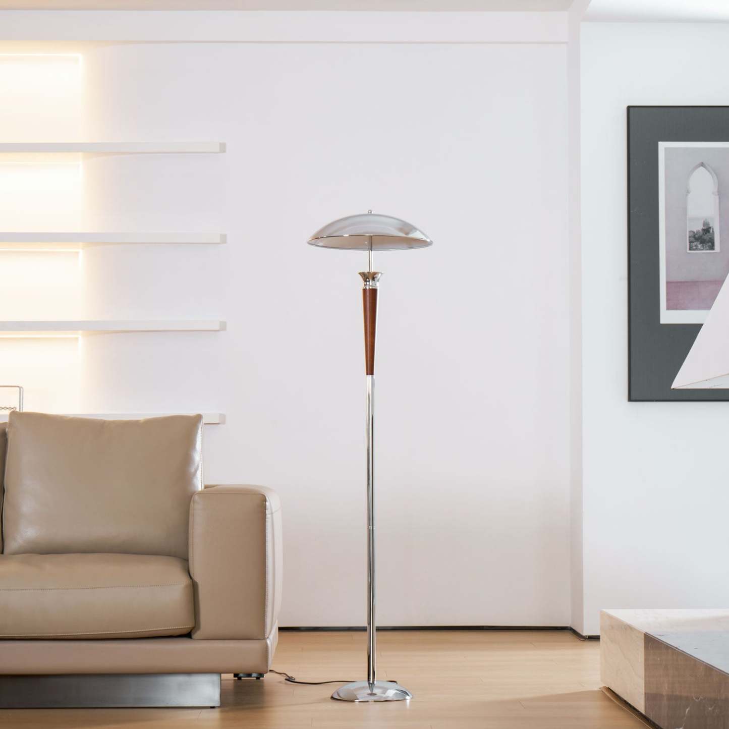 Axis Modern Helmet Floor Lamp