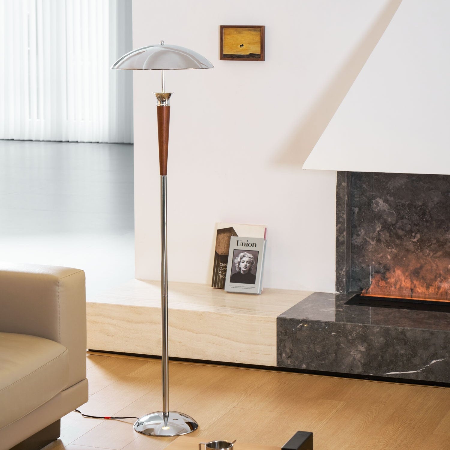 Axis Modern Helmet Floor Lamp