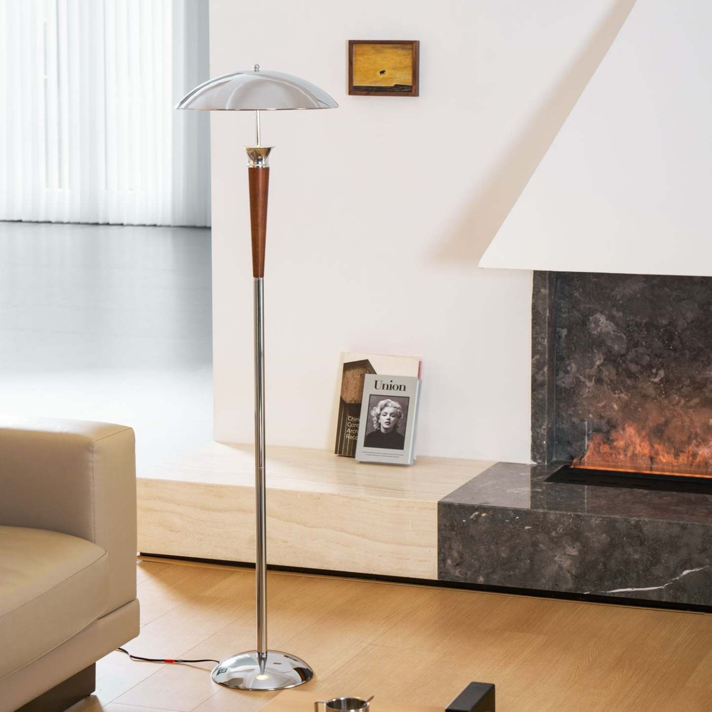 Axis Modern Helmet Floor Lamp