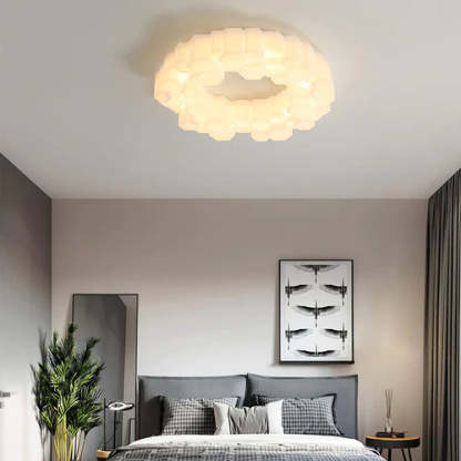 Quinn Moderna Lámpara de Techo LED Dormitorio/Oficina Blanco