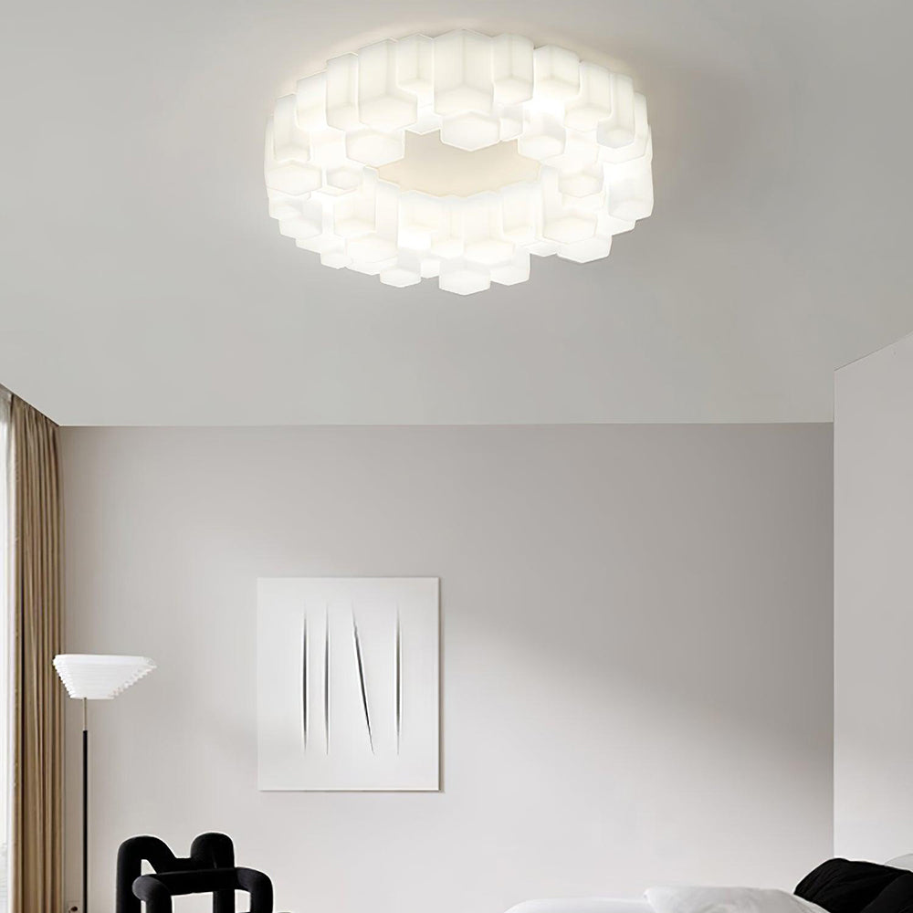 Quinn Moderna Lámpara de Techo LED Dormitorio/Oficina Blanco