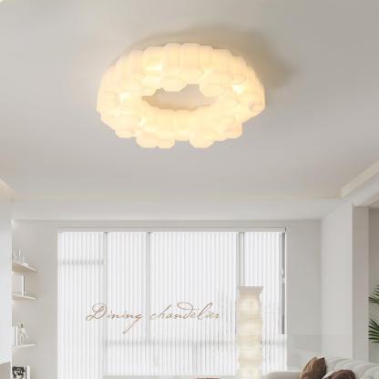 Quinn Moderna Lámpara de Techo LED Dormitorio/Oficina Blanco
