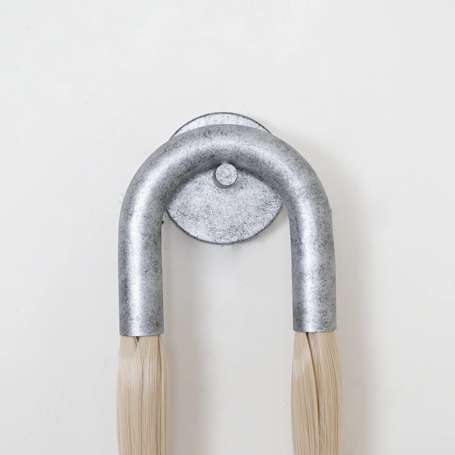 Alessio Vintage Metal Glass Horsehair Wall Lamp Bedroom Living Room