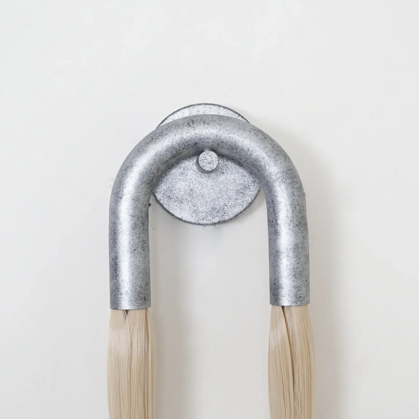 Alessio Vintage Metal Glass Horsehair Wall Lamp Bedroom Living Room