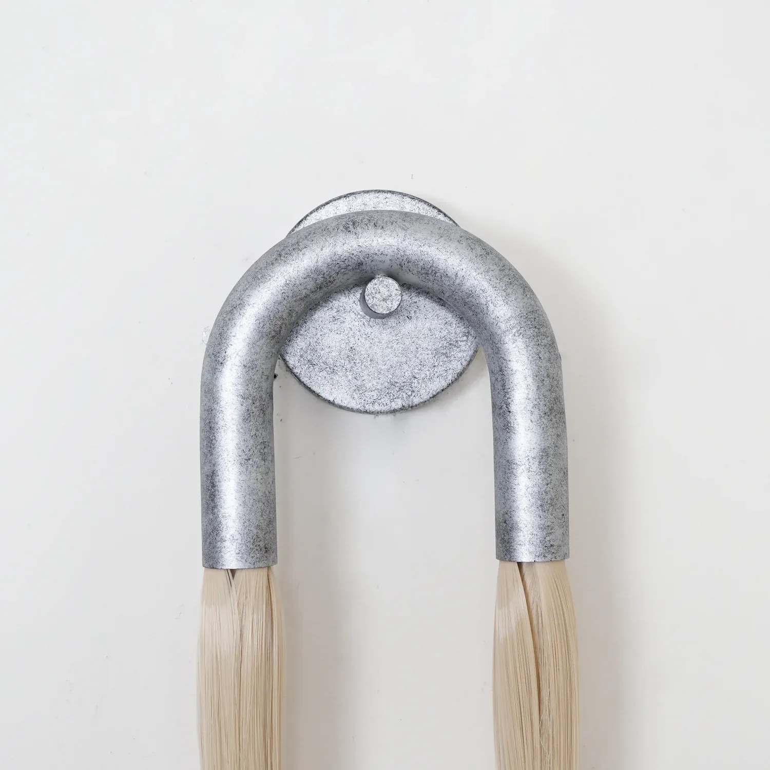 Alessio Vintage Metal Glass Horsehair Wall Lamp Bedroom Living Room