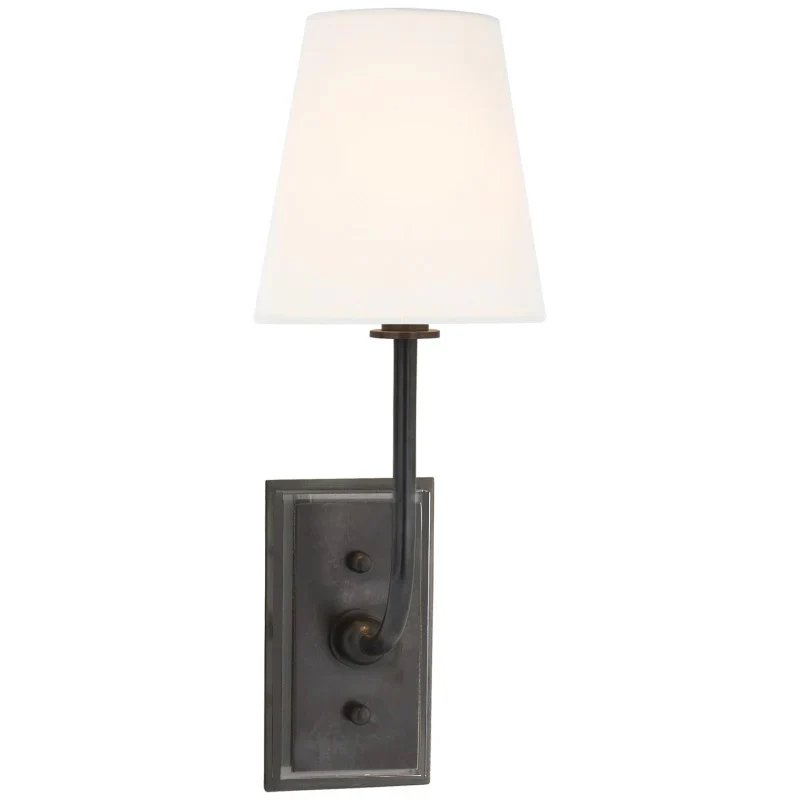 Alessio Vintage Classical Metal Fabric Wall Light Shades Bedroom Bathroom Hallway