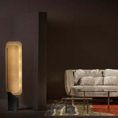 Hakka Linen Barrier Floor Lamp