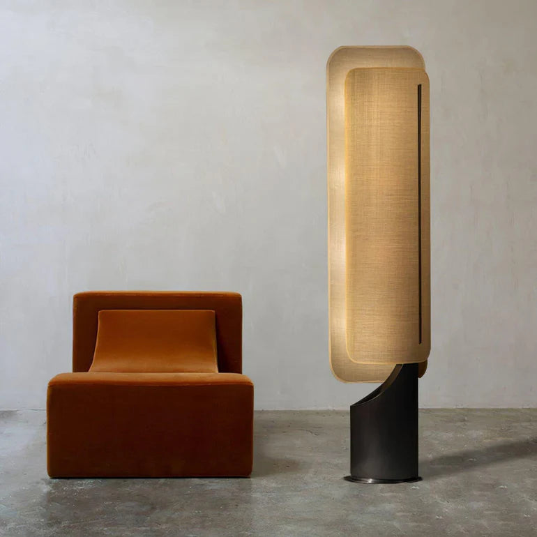 Hakka Linen Barrier Floor Lamp