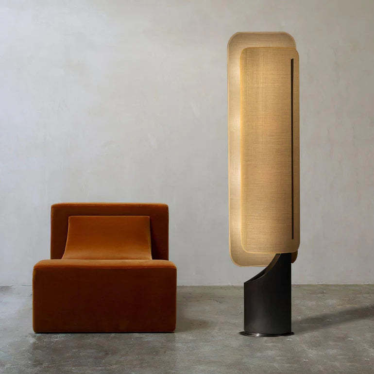 Hakka Linen Barrier Floor Lamp