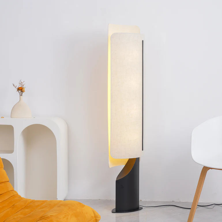 Hakka Linen Barrier Floor Lamp