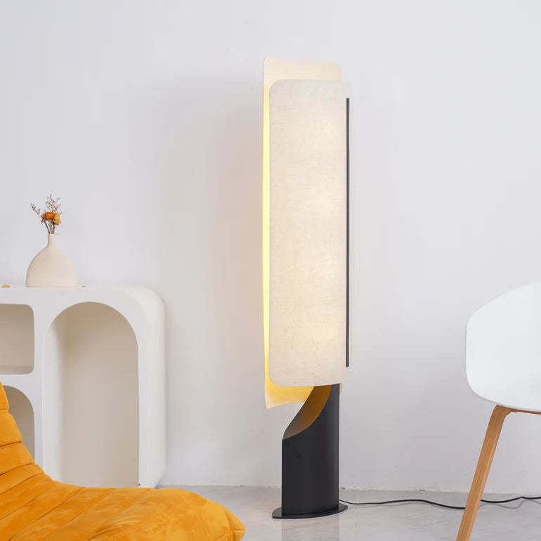 Hakka Linen Barrier Floor Lamp