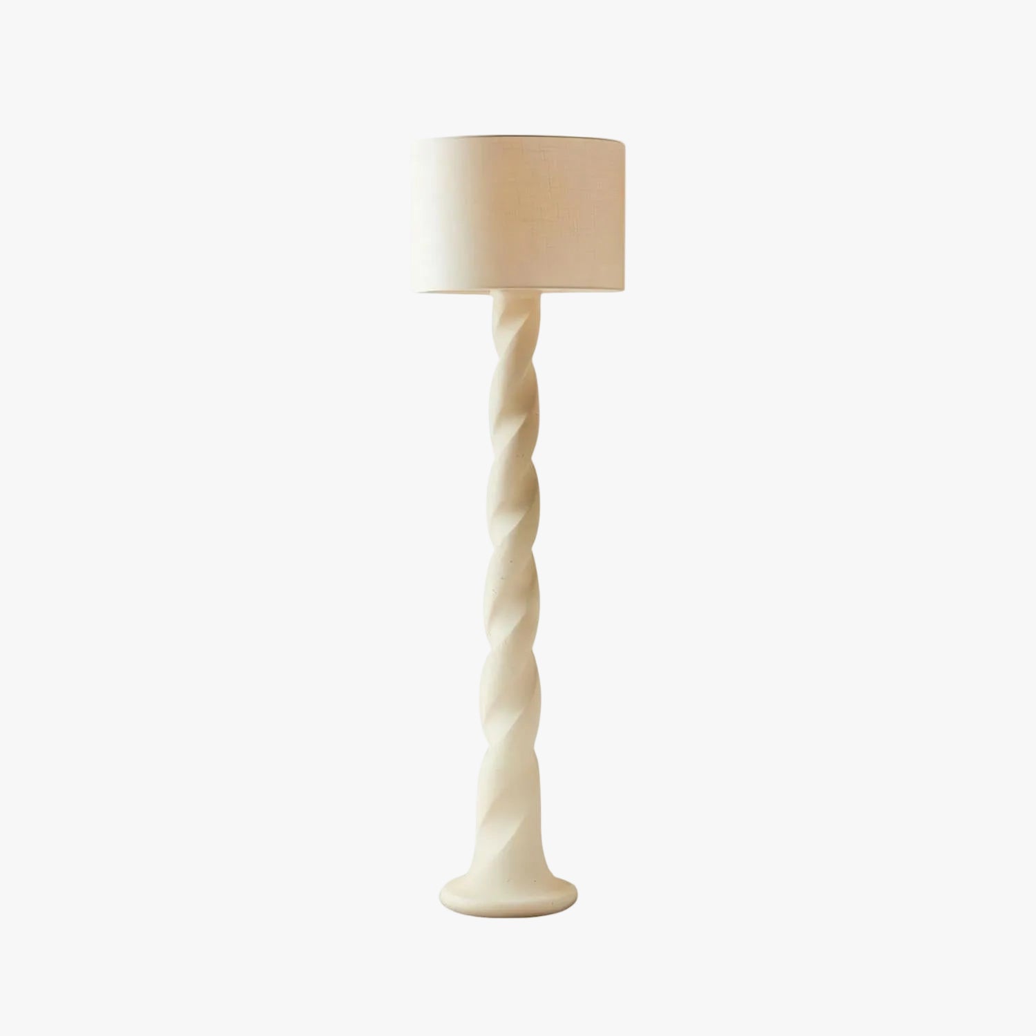 Retro Plaster Spiral Floor Lamp
